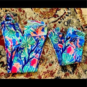 Lilly Pulitzer Lux Leggings Mommy and Mini both XS.